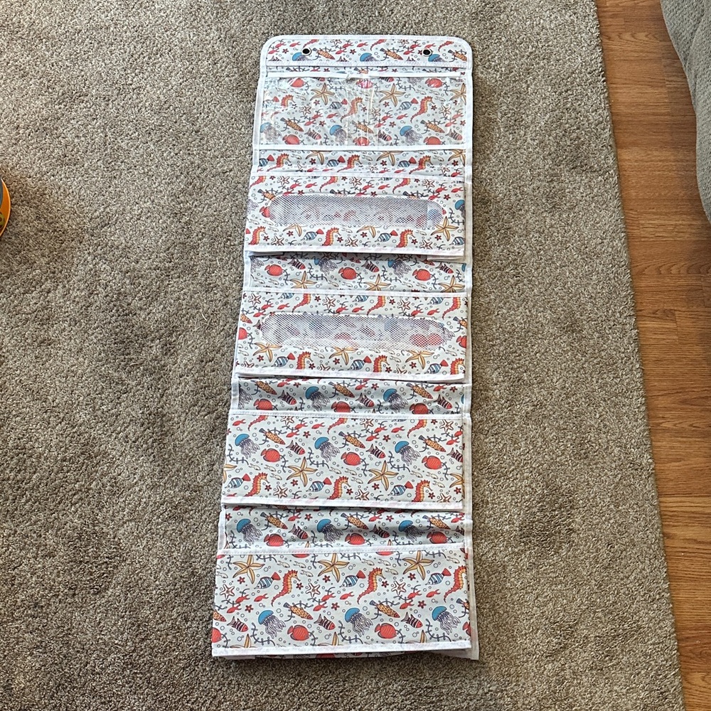 Over the Door Hanging Organizer with Pockets - Underwater World Theme